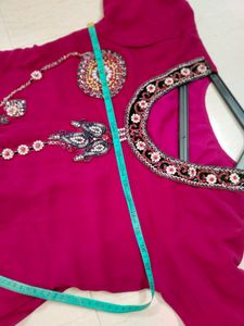 Vine Colour Gown For Women