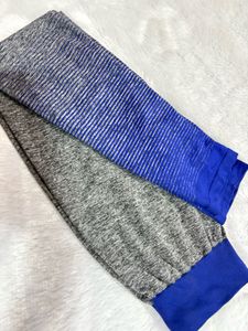 Blue &amp; Grey Athletic Leggings
