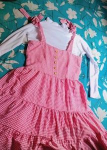Pink Gingham Dress