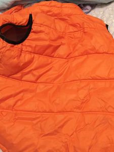 Orange Puffer Vest