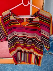 A Backless Georgette Top  Backles