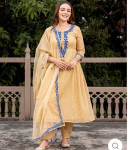 Elegant 3-Piece Salwar Suit Set with Inner