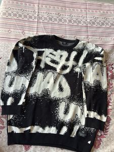 Graphic Print Sweater