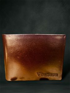 Van Heusen Genuine Leather Wallet Men&#39;s Wooden Box
