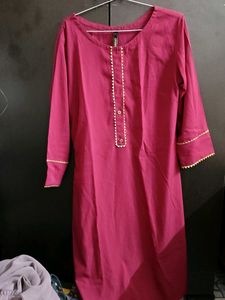 Elegant Maroon Kurta Palazzo Set