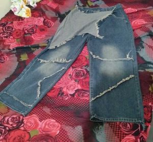 Baggy Y2k Vintage Star Straight Wide Leg Jeans