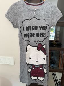Hello Kitty Graphic T-Shirt Dress