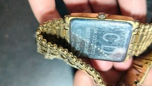 CHARLIE DELON MEN&#39;S WRIST WATCH 24K Gold Plated