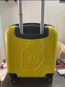 Cute Duck Print Suitcase