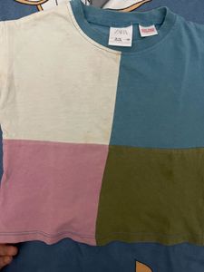 Zara Colorblock Tee