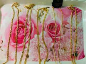 5 Gold Plated Chains