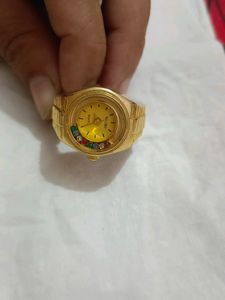 stretchable ring cum watch