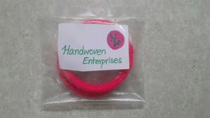 Pink Woolen Bangles