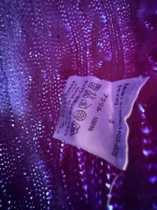 Stylish Blue Cable Knit Sweater