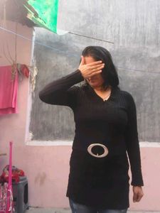 Stylish Black Top with Belt