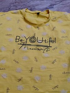 Be-YOUtiful Yellow T-Shirt