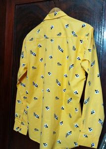 L&#39;amour Original Mustard Printed Shirt For Men
