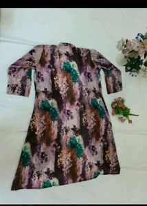 Brand New Long Floral Overcoat 30 Off On Shipping