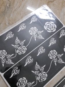 Henna Stencils For Both Hands