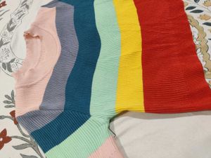 Striped Knit Crop Top