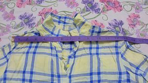 Plaid Button-Up Shirt