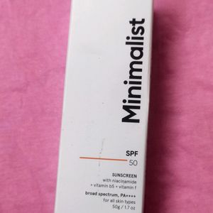 Minimalist Sunscreen