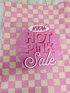 🎁Buy 2 Get 1 Free 🎁Nykaa Hot Pink Sale Bag