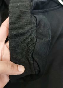 Queen Print Black Joggers..