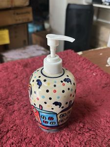 Hand-Painted Soap Dispenser