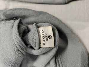 Fleece Gray Bomber Jacket