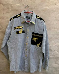 Handmade marquis premium Animal Print Shirt