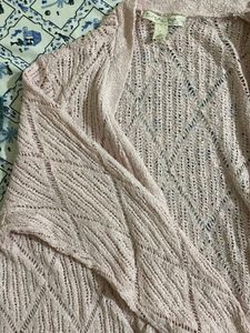 Pink Knit Cardigan