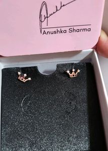 Giva Rose Gold Tiara Earrings