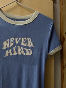 Blue "Never Mind" Bodysuit💙