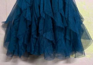 Women&#39;s Designed Blue Colour Party Wear