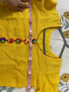 Yellow Kurti