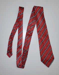Striped Red Tie