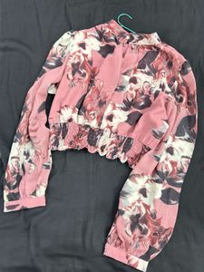 Floral Print Long Sleeve Top