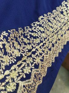 Navy Blue Embroidered Dress