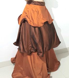 Unique Brown &amp; Orange Skirt For Womens