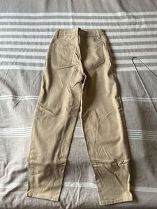 Khaki Wide Leg Jeans