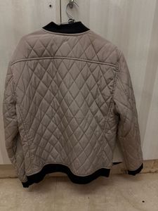 Zara Quilted Bomber Jacket