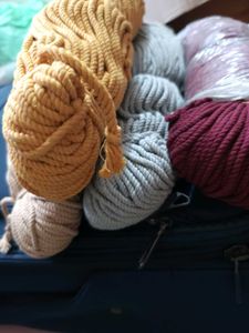 Natural Cotton Craft Rope/Marcame Cord Bundle