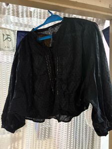 Elegant Black crop top