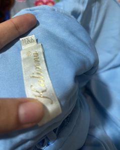 Sparkling Blue Sequin Slit Gown