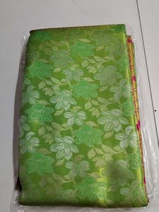 Tissue Green golden Silk Saree
