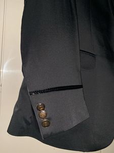 Premium Royal Black Tuxedo- Blazer-waistcoat-Bow