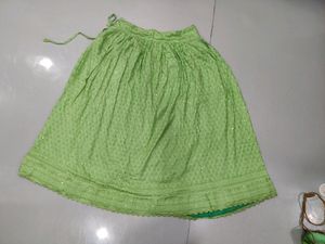 Mint Greet Lehenga Choli Set With Dupatta