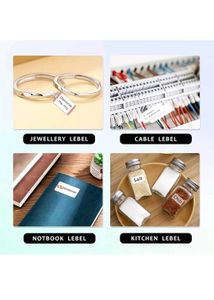 New/unused 200 Pcs Glun White Waterproof Stickers