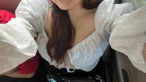 H&amp;M Divided White Eyelet Top XL